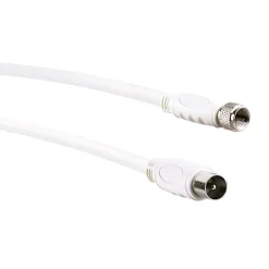 Schwaiger SAT-/Antennen-Adapterkabel weiß 5 m