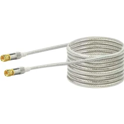 Schwaiger SAT-Antennenkabel 110 dB 10 m transparent-white