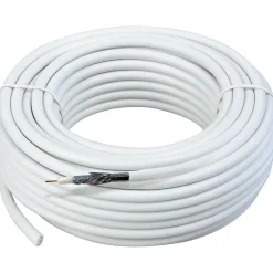 Schwaiger SAT-Koaxialkabel 110 dB 10m weiß