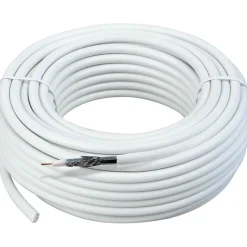 Schwaiger SAT-Koaxialkabel 110 dB 30 m weiß