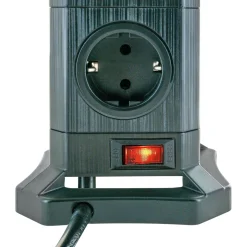 Schwaiger  Steckdosentower 5-fach mit 2-fach USB A mit USB C