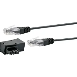 Schwaiger Steckeradapter TAE/DSL mit Modemkabel 6m