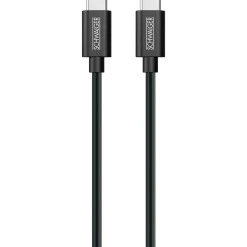 Schwaiger  Sync und Ladekabel Typ C 0,5 m schwarz