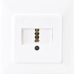 Schwaiger Telefon-Anschlussdose F Unterputzmontage weiß