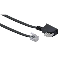 Schwaiger Telefonkabel 6 m schwarz