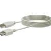 Schwaiger USB 2.0 Typ A Anschlusskabel 2 m weiß