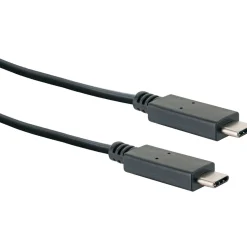 Schwaiger USB-3.1-C Anschlusskabel 3.1 C-Stecker 1m schwarz