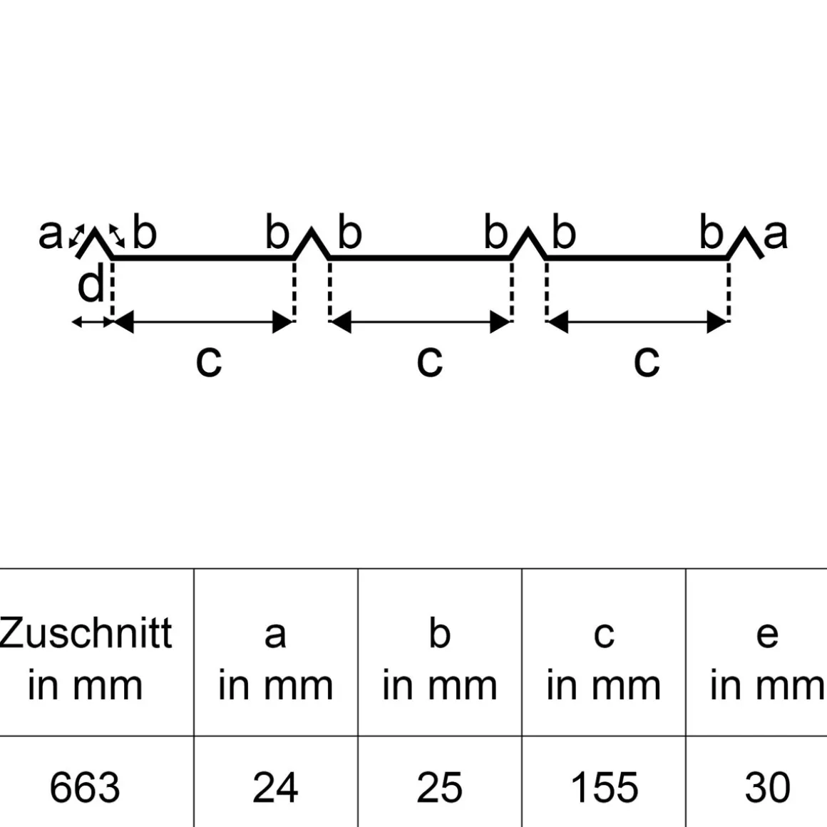 SDF Dach- und Fassadenblech 118 x 58,5 x 2 cm