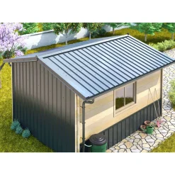 SDF Dach- und Fassadenblech anthrazit 118 x 58,5 x 2 cm