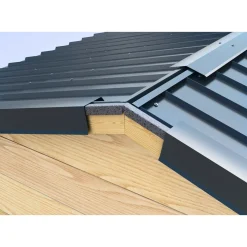 SDF Firstblech anthrazit 200 x 8 x 8 cm