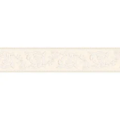 Selbstklebende Borte Ranke beige