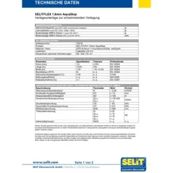 Selit SELITFLEX 1,6 mm AquaStop Parkett-/Laminatunterlage 15m²