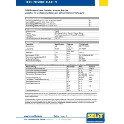 Selit  SELITstop Komfort-Feuchteschutz 0,2 mm