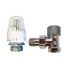 Set Thermostatventil 1/2" Eck und Thermostatkopf