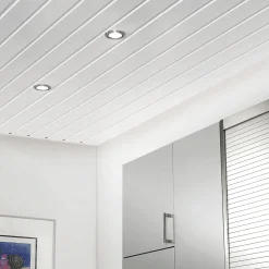 Specht Vinylboden  Kunststoff-Paneel Duropan weiß 270 x 10,5 cm