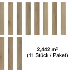 Specht Vinylboden  Vinyl SPC Classic Eiche Alberta 1220 x 182 x 3,8 mm