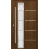 SplenDoor  Premium-Haustür Passivedoor Uppsala energiesparend nussbaum 110 x 210 cm links