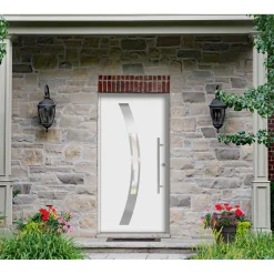 SplenDoor  Premium-Haustür Passivedoor Goeteborg RC2 energiesparend einbruchsicher weiss 100 x 210 cm rechts