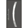 SplenDoor  Premium-Haustür Passivedoor Goeteborg RC2 energiesparend einbruchsicher anthrazit 100 x 200 cm links