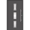 SplenDoor  Premium-Haustür Passivedoor Aalborg energiesparend anthrazit 100 x 200 cm rechts