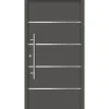 SplenDoor  Premium-Haustür Passivedoor Visby energiesparend anthrazit 110 x 210 cm links