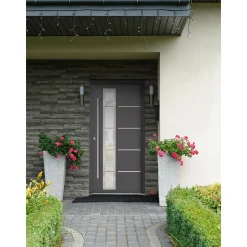 SplenDoor  Premium-Haustür Passivedoor Uppsala energiesparend anthrazit 100 x 210 cm links