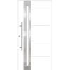 SplenDoor  Premium-Haustür Passivedoor Eksjo RC2 energiesparend einbruchsicher weiss 110 x 210 cm links