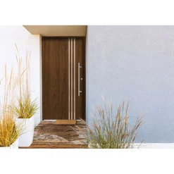 SplenDoor  Premium-Haustür Passivedoor Kalmar energiesparend nussbaum 100 x 210 cm rechts