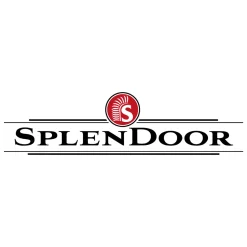 SplenDoor  Premium-Haustür Passivedoor Umea RC2 energiesparend einbruchsicher nussbaum 100 x 200 cm links