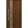 SplenDoor  Premium-Haustür Passivedoor Kalmar energiesparend nussbaum 100 x 200 cm links