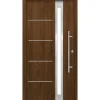 SplenDoor  Premium-Haustür Passivedoor Umea energiesparend nussbaum 100 x 200 cm rechts