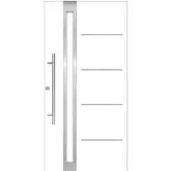 SplenDoor  Premium-Haustür Passivedoor Umea energiesparend weiss 110 x 210 cm links