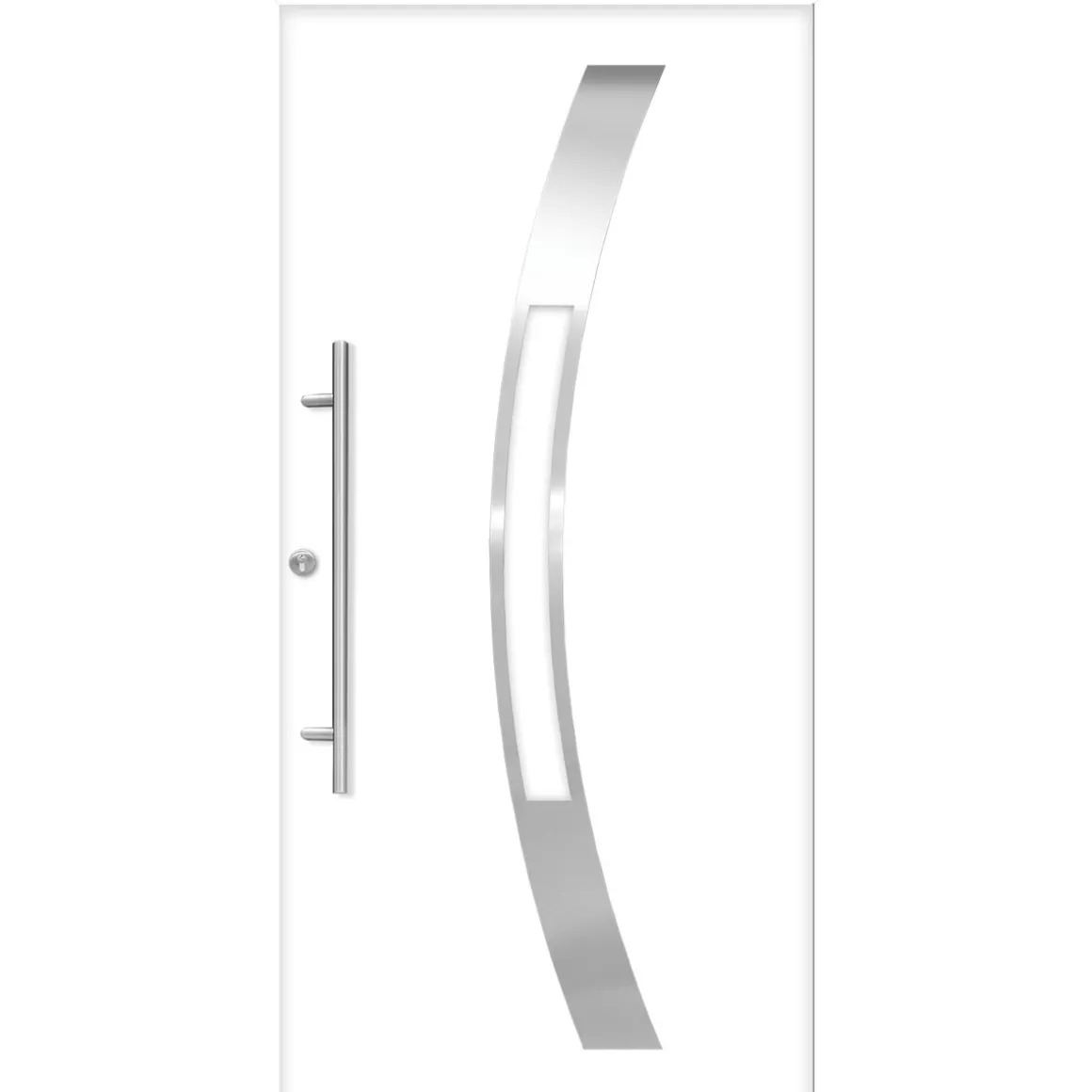 SplenDoor Premium-Haustür Passivedoor Goeteborg energiesparend weiss 100 x 210 cm links