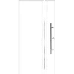 SplenDoor  Premium-Haustür Passivedoor Kalmar energiesparend weiss 100 x 210 cm rechts