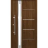 SplenDoor  Premium-Haustür Passivedoor Umea energiesparend nussbaum 100 x 200 cm links