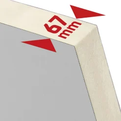 SplenDoor  Premium-Haustür Passivedoor Visby RC2 energiesparend einbruchsicher grau 100 x 210 cm links