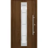 SplenDoor  Premium-Haustür Passivedoor Malmo RC2 energiesparend einbruchsicher nussbaum 100 x 210 cm rechts