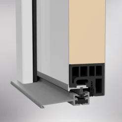 SplenDoor  Premium-Haustür Passivedoor Malmo RC2 energiesparend einbruchsicher weiss 110 x 210 cm rechts