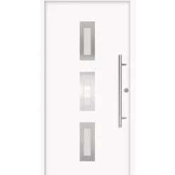 SplenDoor Premium-Haustür Passivedoor Aalborg RC2 energiesparend einbruchsicher weiss 110 x 210 cm rechts