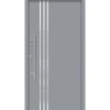 SplenDoor  Premium-Haustür Passivedoor Kalmar energiesparend grau 100 x 210 cm links