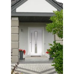 SplenDoor  Premium-Haustür Passivedoor Lund RC2 energiesparend einbruchsicher weiss 110 x 210 cm links