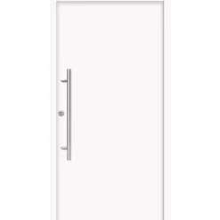 SplenDoor  Premium-Haustür Passivedoor Ribe RC2 energiesparend einbruchsicher weiss 100 x 210 cm links