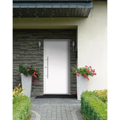 SplenDoor  Premium-Haustür Passivedoor Ribe RC2 energiesparend einbruchsicher weiss 100 x 210 cm links