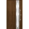 SplenDoor  Premium-Haustür Passivedoor Eksjo RC2 energiesparend einbruchsicher nussbaum 100 x 210 cm rechts