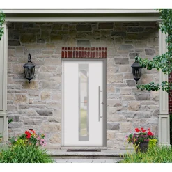 SplenDoor  Premium-Haustür Passivedoor Malmo RC2 energiesparend einbruchsicher weiss 100 x 210 cm rechts