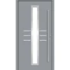 SplenDoor  Premium-Haustür Passivedoor Lund RC2 energiesparend einbruchsicher grau 110 x 210 cm rechts
