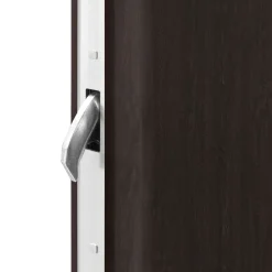 SplenDoor  Premium-Haustür Passivedoor Eksjo RC2 energiesparend einbruchsicher nussbaum 100 x 210 cm links