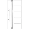 SplenDoor  Premium-Haustür Passivedoor Umea RC2 energiesparend einbruchsicher weiss 100 x 200 cm links