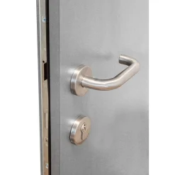 SplenDoor  Premium-Haustür Passivedoor Aalborg energiesparend grau 100 x 200 cm rechts