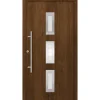 SplenDoor  Premium-Haustür Passivedoor Aalborg energiesparend nussbaum 110 x 210 cm links